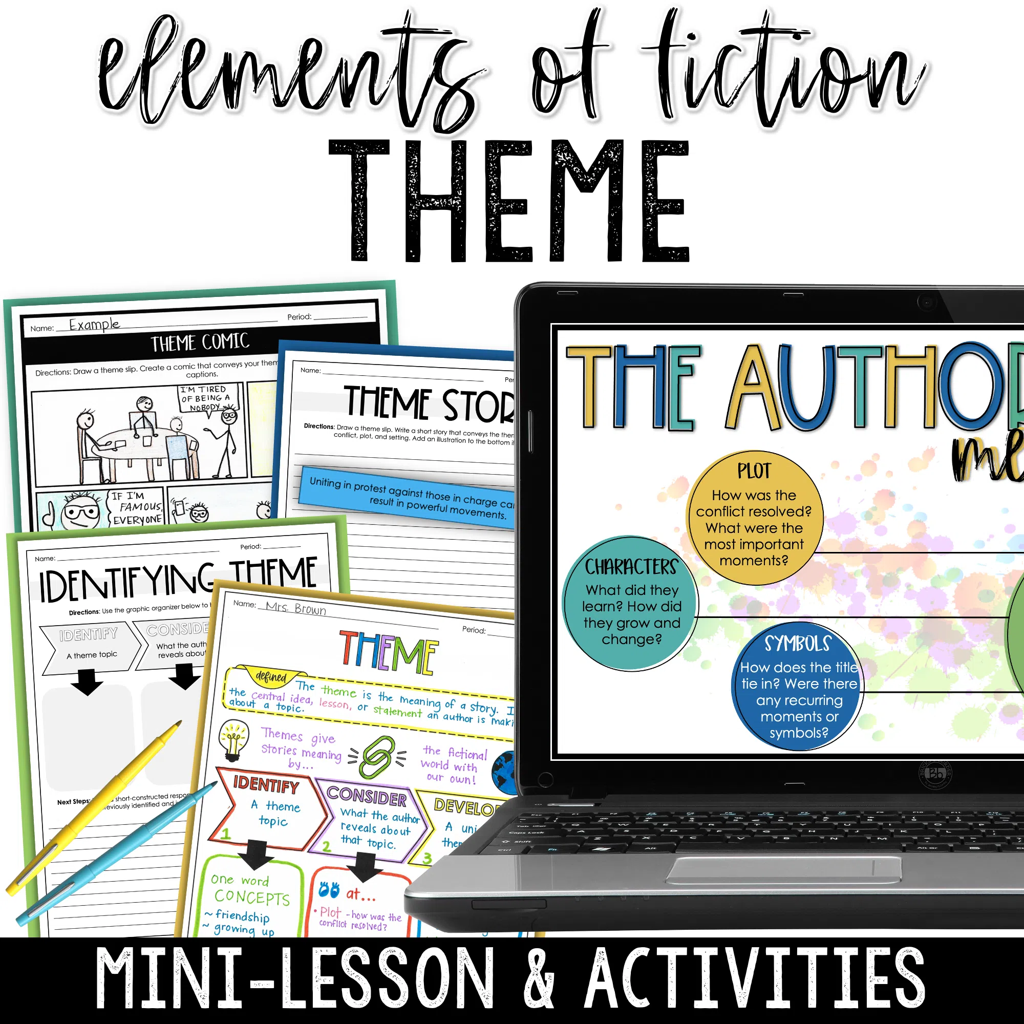 teaching themes in literature